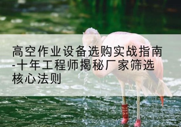 娄烦剪叉式升降机厂家-高空作业设备选购实战指南-十年工程师揭秘厂家筛选核心法则